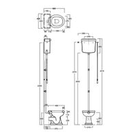 Унитаз SIMAS LONDRA напольный приставной или к бачку с горизонтальным сливом цвет белый LO911 — фото 6, Подвесные унитазы