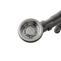 Арматура сливная MILACIO MCU.015.SS нержавеющая сталь — фото 2, Прочие комплектующие для слива и канализации