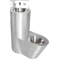 Туалет из нержавеющей стали с умывальником COMBI антивандальный правый 13123.R — фото 1, Аксессуары и оборудование для общественных мест