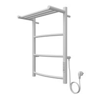 Товар: Полотенцесушитель электрический AZARIO VERONA 400/600 3 секции, с полкой, диммер справа, белый арт-AZ04846PW - фото 6 Полотенцесушитель электрический AZARIO VERONA 400/600 3 секции, с полкой, диммер справа, белый арт-AZ04846PW — фото 6, Электрические полотенцесушители