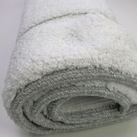 Коврик д/ванной комнаты 60х100 см., вышивка логотип MIGLIORE, белый, окантовка серебро 31922 — фото 6, Коврики для ванной комнаты