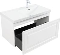 Тумба под раковину Aquanet Агата 90 белый сатин арт-00345482 — фото 5, Тумбы под раковину