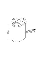 Товар: Настенный светильник (бра) Outdoor O044WL-02B - фото 10 Настенный светильник (бра) Outdoor O044WL-02B — фото 10, Уличное освещение