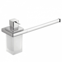 Полотенцедержатель с дозатором COLOMBO DESIGN LULU настенный цвет хром арт-B6274 — фото 3, Дозаторы