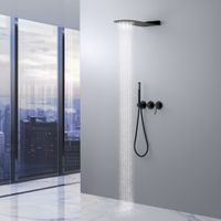 Душевая система встроенная Timo Saona SX-2340/03SM черный — фото 2, Встраиваемые душевые комплекты