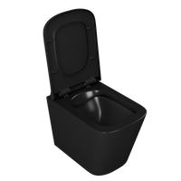 Унитаз подвесной безободковый D&K Berlin , черный арт-DT1436025 — фото 6, Подвесные унитазы