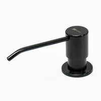 Expert Дозатор для жидких моющих средств, врезной, черный нано,LM, арт-LM8201BLN — фото 2, Дозаторы для кухонных моек