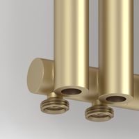 Отопительный радиатор Сунержа Эстет-0 EU50 левый 500х225 5 секций Матовая шампань арт-022-0320-5005 — фото 1, Радиаторы отопления