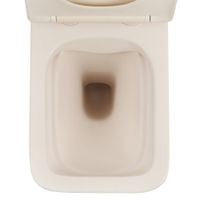 Унитаз ABBER Rechteck подвесной светло-бежевый матовый, безободковый арт-AC1201MBE — фото 9, Подвесные унитазы