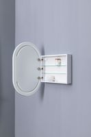 Товар: Зеркальный шкаф Aquanet Монте 60 белый, с LED подсветкой 00344788 - фото 12 Зеркальный шкаф Aquanet Монте 60 белый, с LED подсветкой 00344788 — фото 12, Зеркальные шкафы в ванную