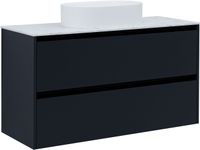 Тумба под раковину Allen Brau Activity 120 1.34007.AM антрацит матовый/черный браш — фото 12, Тумбы под раковину