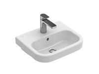 Товар: Раковина, Villeroy&Boch, Architectura, компактная, ширина, мм-450, глубина, мм-380, отверстия для смесителя-1, материал-санфарфор, цвет-альпийский белый арт-43734601 - фото 1 Раковина, Villeroy&Boch, Architectura, компактная, ширина, мм-450, глубина, мм-380, отверстия для смесителя-1, материал-санфарфор, цвет-альпийский белый арт-43734601 — фото 1, Раковины подвесные