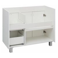 Тумба напольная OSTIN 100 /2дв+2ящ/ AQUA DE MARCO 2100WCOST/1 — фото 6, Тумбы под раковину