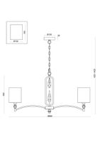 Подвесной светильник Freya арт-FR1007PL-08N — фото 2, Подвесные светильники