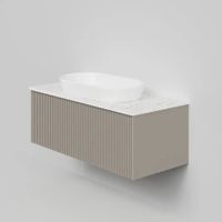 Тумба под раковину подвесная La Fenice Terra , бежевая арт-FNC-01-TER-C-100 — фото 6, Тумбы под раковину