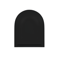 Сиденье с крышкой Scarabeo MOON/GLAM с микролифтом цвет черный матовый арт-5535/B 49 — фото 2, Сиденья для унитаза