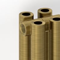 Отопительный радиатор Сунержа Эстет-00 500х810 18 секций Состаренная латунь арт-051-0332-5018 — фото 1, Радиаторы отопления