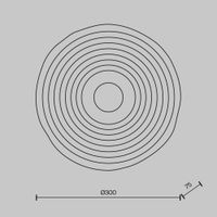 Настенный светильник (бра) Maytoni MOD343WL-L5BS3K1 — фото 7, Бра