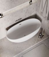 Ванна отдельностоящая Grossman Fly (170х75х58) цвет белый матовый,1 место арт-GR-1104M — фото 4, Акриловые ванны