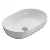 Раковина GLOBO T-EDGE накладная цвет белый матовый B6O60BO — фото 1, Раковины накладные