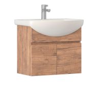 Тумба под раковину VIGO Wing 60 подвесная дуб золотой (tp.WIN.BAL.60.2D дуб золотой) — фото 1, Тумбы под раковину