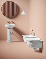 Унитаз Artceram CHIC подвесной безободковый цвет calacatta арт-CHV001 94 00 — фото 2, Подвесные унитазы