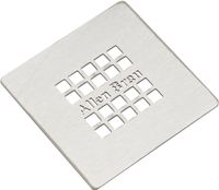 Накладка для сифона Allen Brau Priority 8.310N1-BA серебро браш — фото 3, Душевые поддоны