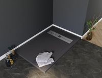 Товар: Душевой поддон Aquanet Delight 140х90 черный 00258899 - фото 3 Душевой поддон Aquanet Delight 140х90 черный 00258899 — фото 3, Душевые поддоны