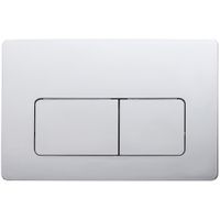 Кнопка смыва Veconi FLUSH V5, , 240х162х9, пластик, хром глянец арт-FLV5-C — фото 1, Кнопки смыва