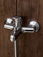 Товар: OneLife Полимерный смеситель для ванны с душ.гарнитуром, хром арт-P01-611cr - фото 4 OneLife Полимерный смеситель для ванны с душ.гарнитуром, хром арт-P01-611cr — фото 4, Смеситель для ванны