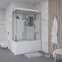 Душевая кабина Niagara Ultra NG-3150-01 (150х70х220) высокий поддон(56см),стекло матовое,4 места 31500164 — фото 3, Душевые кабины