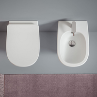 Биде Artceram File 2.0 подвесное с одним отверстием цвет белый арт-TEB004 01 00 — фото 2, Биде подвесные