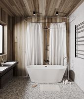 Ванна отдельностоящая Grossman Forta GR-1503M (170х75х58) цвет белый матовый,1 место — фото 3, Акриловые ванны