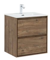 Тумба под раковину Aquanet Милан 60 дуб рустикальный арт-00336377 — фото 13, Тумбы под раковину