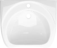 Раковина КЕРАМИН ИНКЛЮЖН 65 белый глянец CDB00022846 (4810531133827) — фото 2, Раковины подвесные