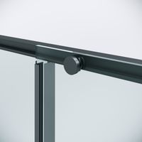 Душевое ограждение Niagara Nova NG-34-13AGR-A100GR-34 (130х100х195) ппрямоугольник,раздвижная,графит,стекло прозрачное,2 места — фото 9, Душевые уголки