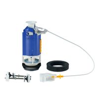 RICAMBI Сливной механизм (моноблок/низкая труба D50/d32) механический (тросик), без кнопки 20534 — фото 1, Комплектующие для туалета