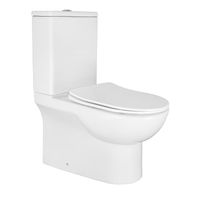 Унитаз-компакт AZARIO Ambra 645x370x815 напольный, безободковый, в комплекте сиденьем микролифт арт-AZ-848 — фото 15, Напольные унитазы