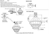Люстра арт-MUCHOS SP158W LED GOLD — фото 4, Люстры