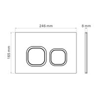 Клавиша смыва Grossman Cosmo 700.K31.02.310.310 золото матовый,1 место — фото 5, Кнопки смыва