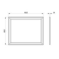 Зеркало Риола 100 12395 — фото 1, Зеркала в ванную комнату