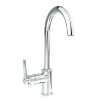 Товар: CUCINA ERMITAGE MINI См-ль д/кухни моноком., ручка сбоку латунь, хром 31483 - фото 1 CUCINA ERMITAGE MINI См-ль д/кухни моноком., ручка сбоку латунь, хром 31483 — фото 1, Смесители для кухни