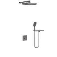 Товар: Душевой комплект встраиваемый, термостат, двухрежимный, вороненая сталь арт-VSFW-321MT1RGM - фото 1 Душевой комплект встраиваемый, термостат, двухрежимный, вороненая сталь арт-VSFW-321MT1RGM — фото 1, Встраиваемые душевые комплекты