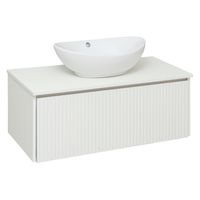 Тумба подвесная MONACO 90 /белый софт/ AQUA DE MARCO 2090WFMON — фото 7, Тумбы под раковину