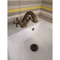 Смеситель Morava retro для раковины с донным клапаном пласт, арт-MK329.5SM — фото 1, Смесители для раковины