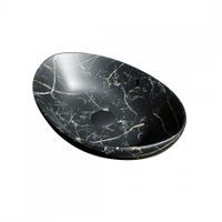 Раковина чаша Maretti EN13NS48-560MR, черный мрамор — фото 1, Раковины накладные