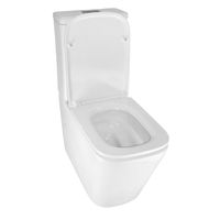 Унитаз-компакт Azario Etéreo 640х370х810 напольный, безободковый, система смыва "Скрытое Торнадо", с быстросъемным сиденьем микролифт арт-AZ-8203 — фото 2, Напольные унитазы