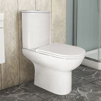 Унитаз-компакт Azario Kano 370х630х800 напольный, безободковый, в комплекте с быстросъемным сиденьем микролифт арт-93590 — фото 15, Напольные унитазы