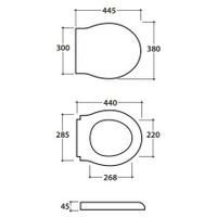 Сиденье с крышкой GLOBO Paestum с микролифтом цвет белый PA029BI — фото 2, Сиденья для унитаза