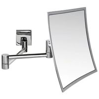 Косметическое зеркало COLOMBO DESIGN SPECCHI INGRANDITORI B9754 настенное увеличение 3,5 раза цвет хром — фото 1, Косметические зеркала